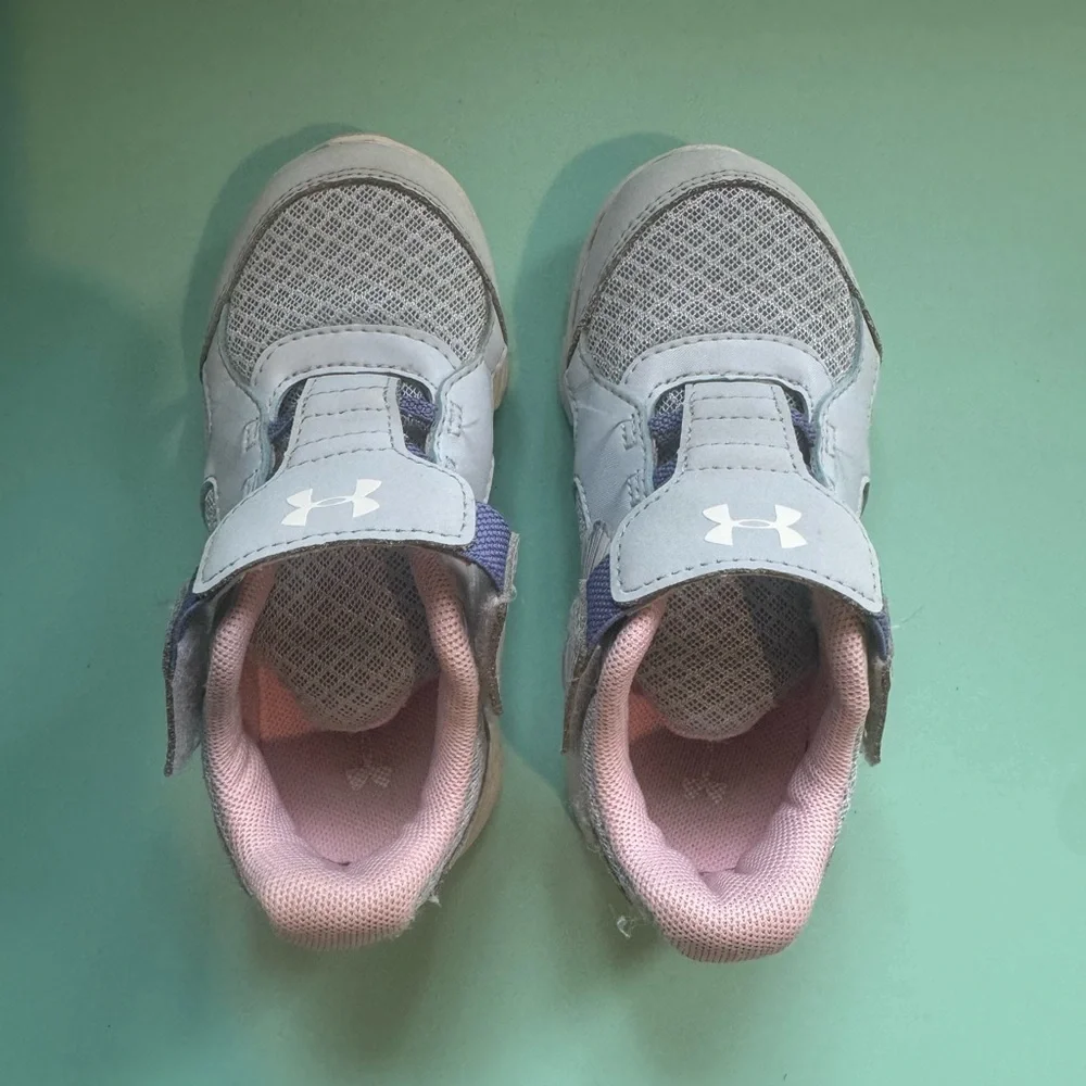 Under Armour Kids' Sneakers in Light Blue‎ and Pink